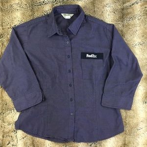 Stan Herman Tops Fedex Womens Uniform Lot Shirt Pants Size 1214